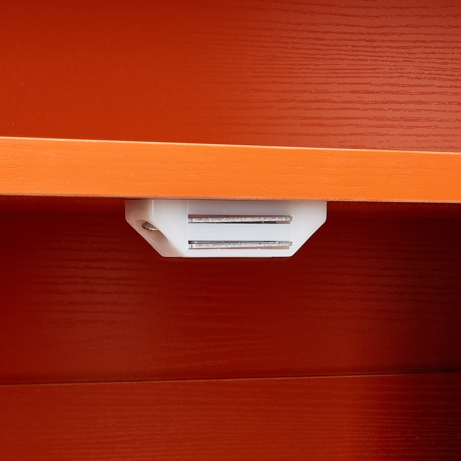 Small Red Green Cat Litter Box Cabinet - Hidden Furniture