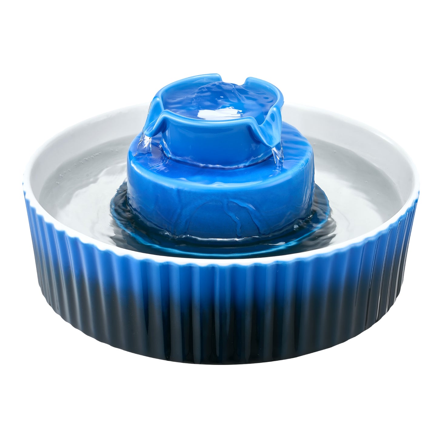 Ceramic Cat Water Fountain - 2.1L for Cats & Dogs