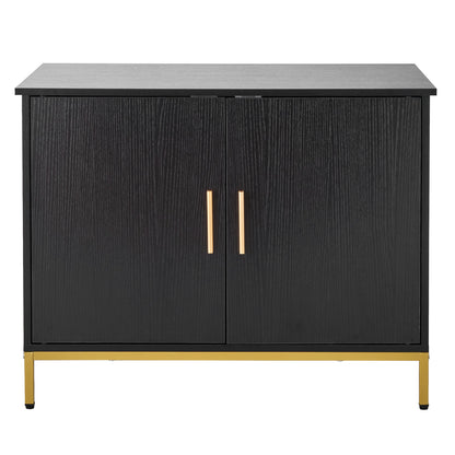 Black Metal Cat Litter Box Cabinet - 27.6" Bedroom Furniture