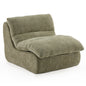 Upholstered Accent Sofa, Modern Armchair with Soft Cushioned Seat, Stylish Sofa for Living Room, Bedroom, or Office