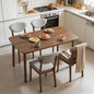 Stable Dining Table Set,Compact Kitchen Table and Chairs,Modern Style 5-piece Dining Table Set