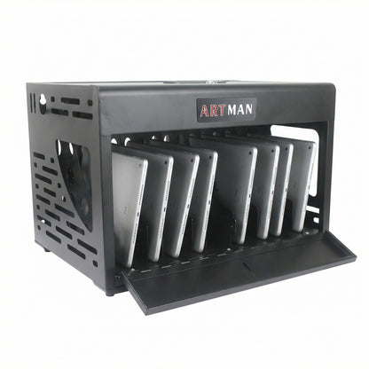 16 Bay Charging Cabinet for Laptop,Chromebook, Locking Charging Station-BLACK