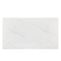 ONLY TABLE TOP. 71" x 39.4" Glass Table Top, White Marble Vein Tempered Glass with White Sticker, Replacement Tabletop for Dining Table, Coffee Table, Desk (TABLETOP ONLY).