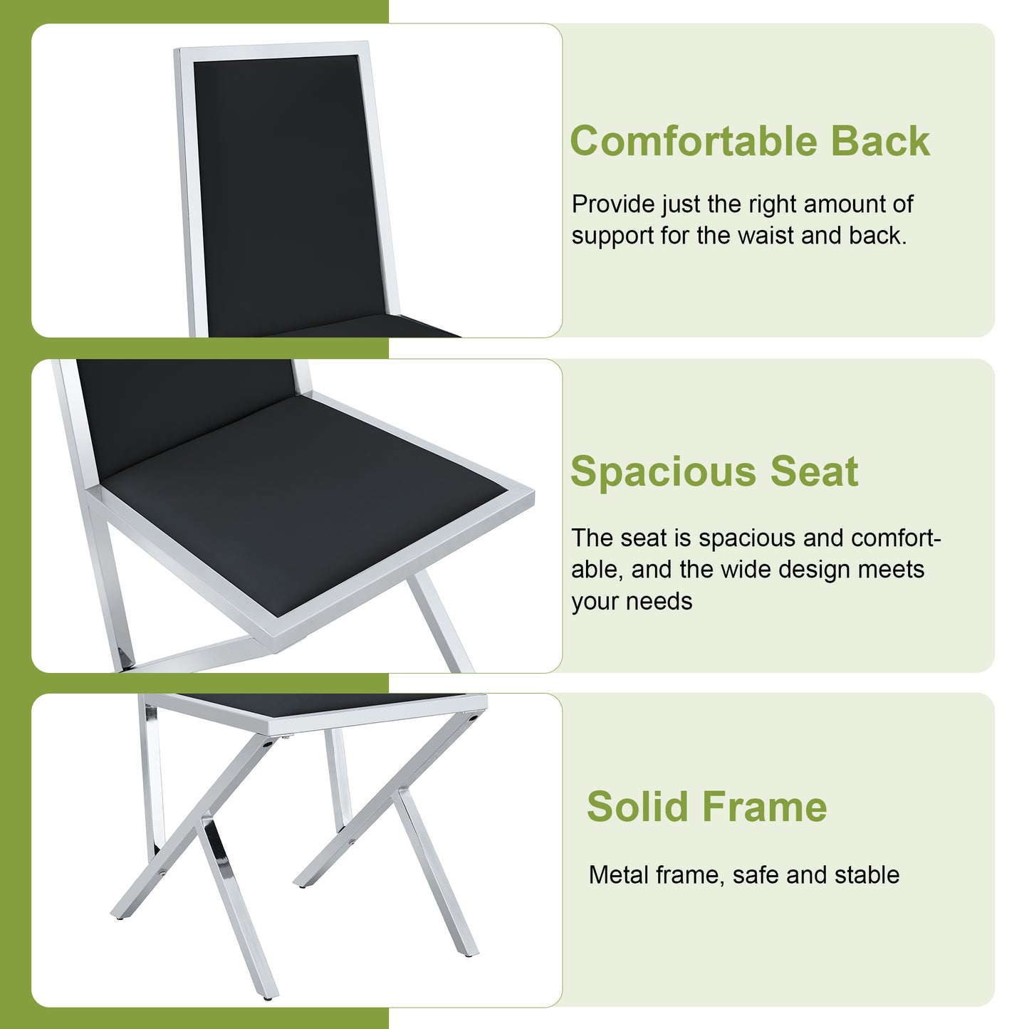 Modern Dining Table Set - 10 Seats, Glass & Metal