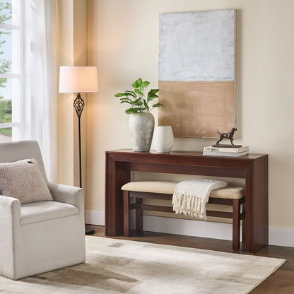 Cherry Pine Bar Table Set - 59" High Dining Table