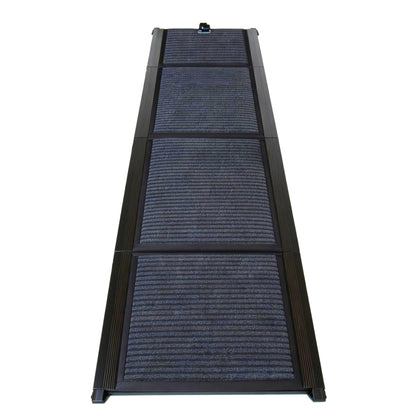 Folding Dog Ramp for Large Dogs - 71" Long, Steel & Black