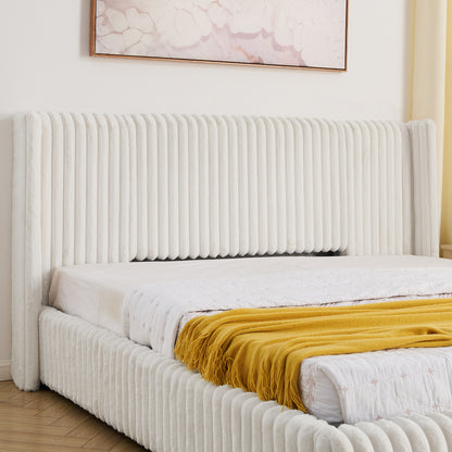 Beige Fabric Daybed with Storage - Bedroom Furniture