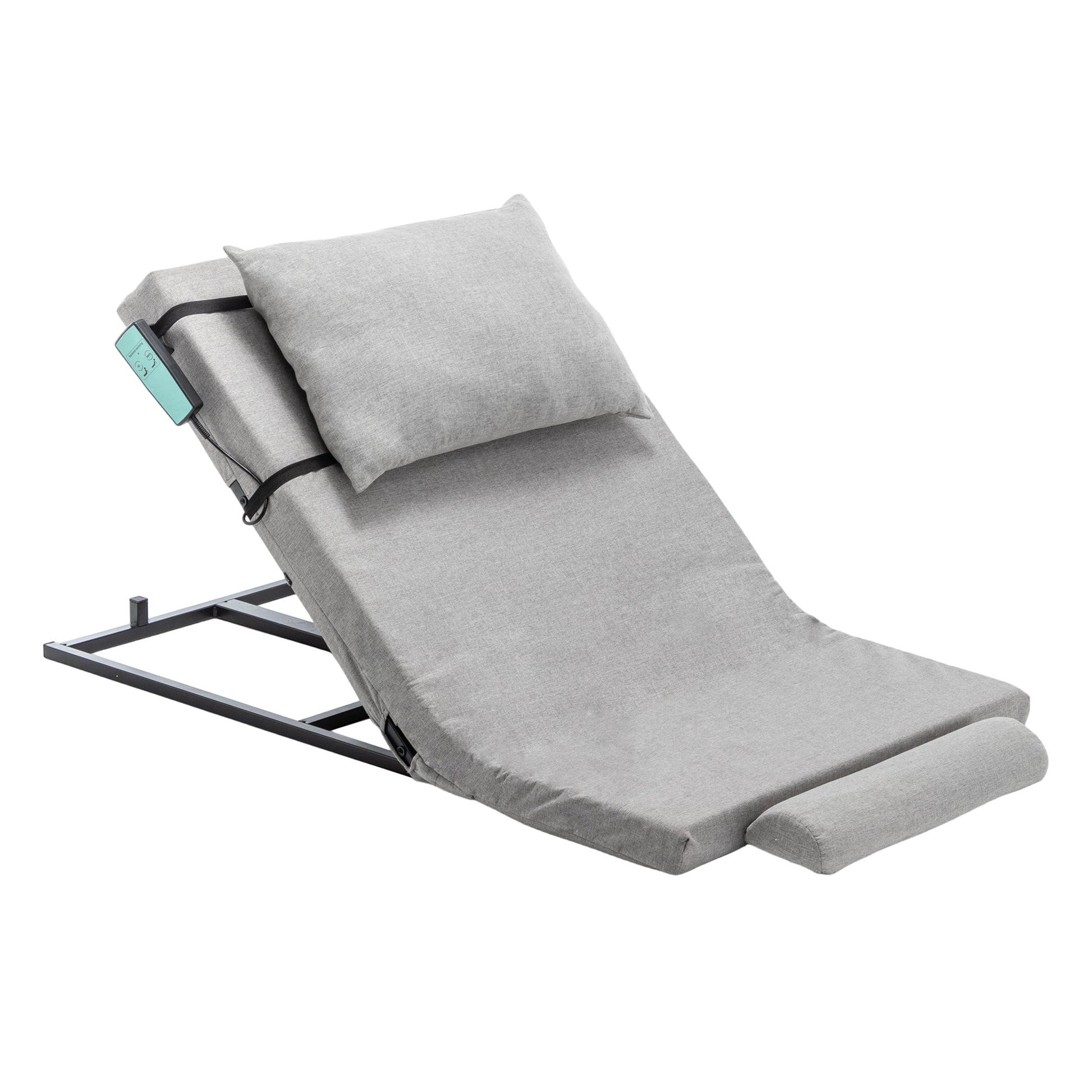 Electric Adjustable Bed Backrest - 300 lbs Weight Capacity, 4-68° Lift, Machine Washable Fabric - for Elderly, Pregnancy, Patients, Handicap Assistance - Fits Most Bed Frames