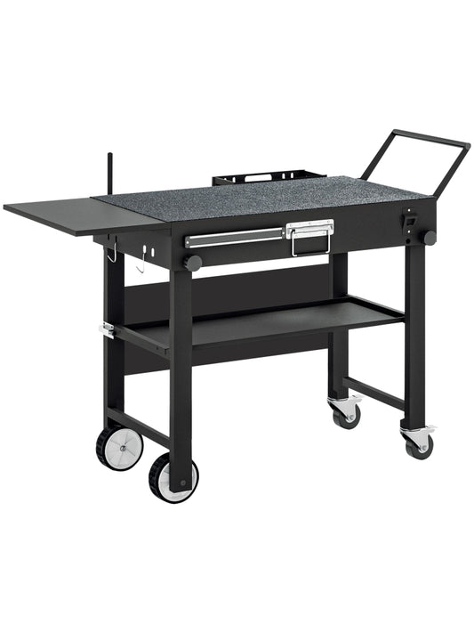 Outdoor Grill Cart Foldable Grill Table
