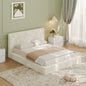 AirFrame Queen Frameless Bed Surround, 8.7'' Cloud Upholstered sponge cushion, Easy Assembly (Excluding bed frame), Off-white.