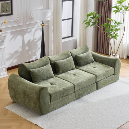 Modular Cloud Sofa, Convertible Folding Sofa Bed, Sectional Cushioned Sofa - Perfect for Living Room, Bedroom & Entertainment Space