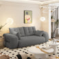 Human Dog Bed, Lazy Sofa Couch, 78.7" Multi-Functional Foldable Sofa Bed, 3-in-1 Teddy Fabric Foam-Filled Sleeper Sofa Bed for Living Room,Guest Bed,Playroom,GREY