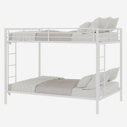 Queen Size Iron Bunk Bed - Space Saving Design for Bedroom