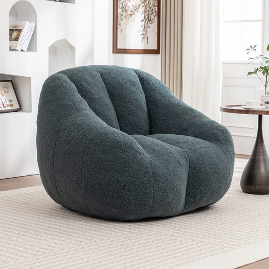 Bean Bag Chair with Filler, Bean Bag Sofa with Tufted Soft Stuffed Filling, Fluffy and Lazy Sofa, Comfy Cozy BeanBag Chairs with Memory Foam for Dorm, Apartment, Living Room