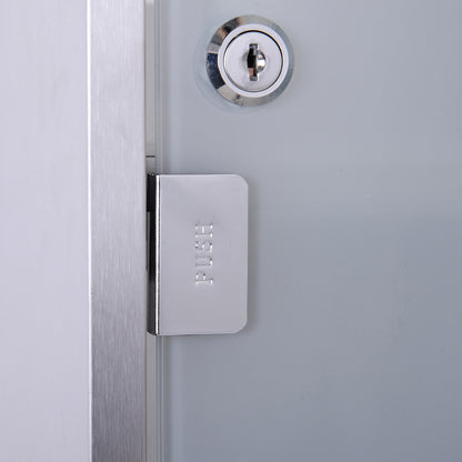 Locking Medicine Cabinet - Stainless Steel Storage, Silver