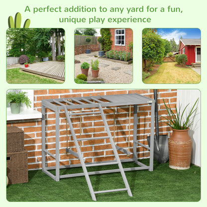 Solid Wood Chicken Coop Accessories with Swings and Perches for Multiple Birds