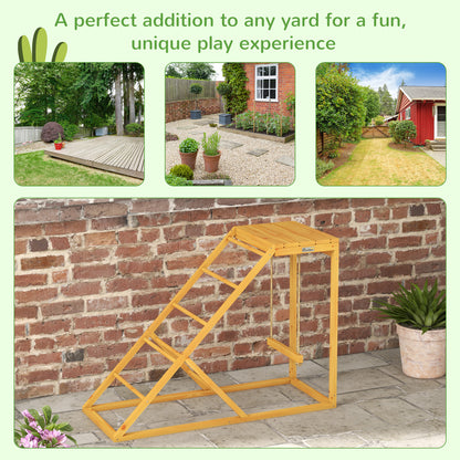 Yellow Chicken Swing Play Center for Two Hens