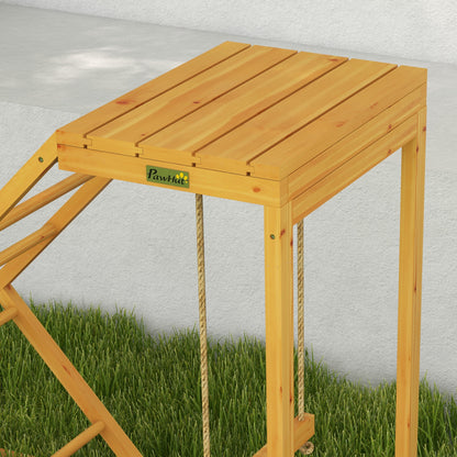 Yellow Chicken Swing Play Center for Two Hens