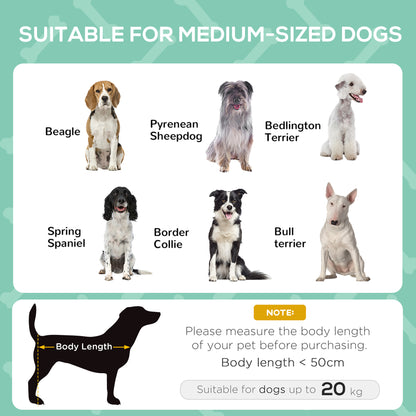 Gray Metal Elevated Dog Cot - 30 Inch Bed