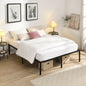 Queen Size Bed Frame , Heavy Duty Metal Bed Frame , Quick & Easy Assembly, No Noise, Black