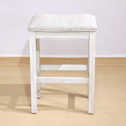 3 Piece American White Oak Dining Set with Storage for Dining Room