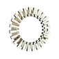 32'' Kaltis Mirror, Wall-mounted Modern Decorative Circle PU Mirror, Irregular Shape, Suitable for Bathroom, Bedroom, Living Room, Corridor, Entryway, etc.