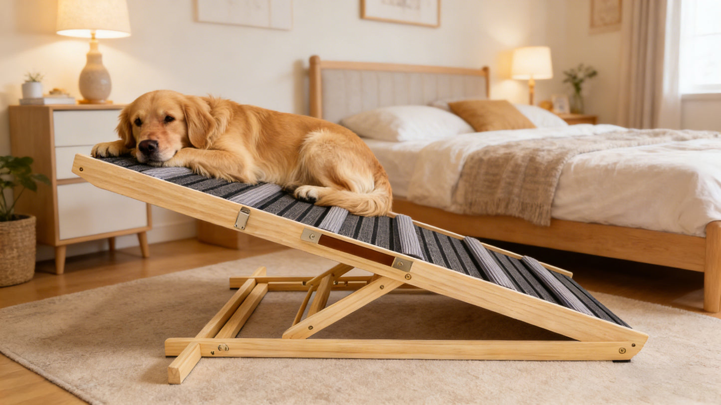 Small Dog Ramp for Sofa - 6 Adjustable Heights