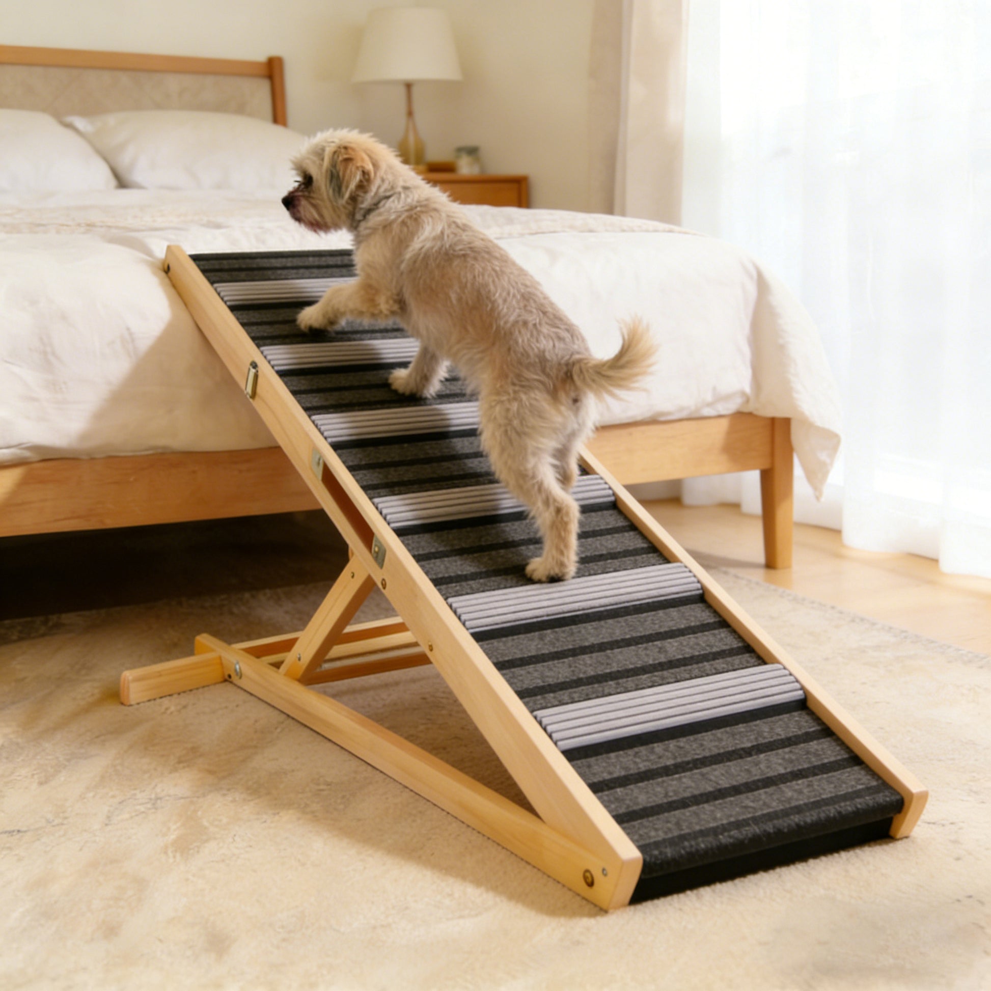 Small Dog Ramp for Sofa - 6 Adjustable Heights