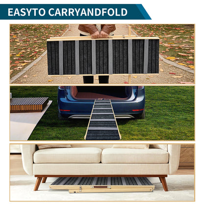 Small Dog Ramp for Sofa - 6 Adjustable Heights