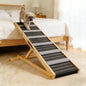 2026 Upgraded Dog Ramp for Couch, Small Dog Ramp for Sofa, 6 Adjustable Height from 14'' to 25", Portable Stable Pet Steps with Non-Slip Pad, Pet Ramps Use for Sofa Couch Stairs