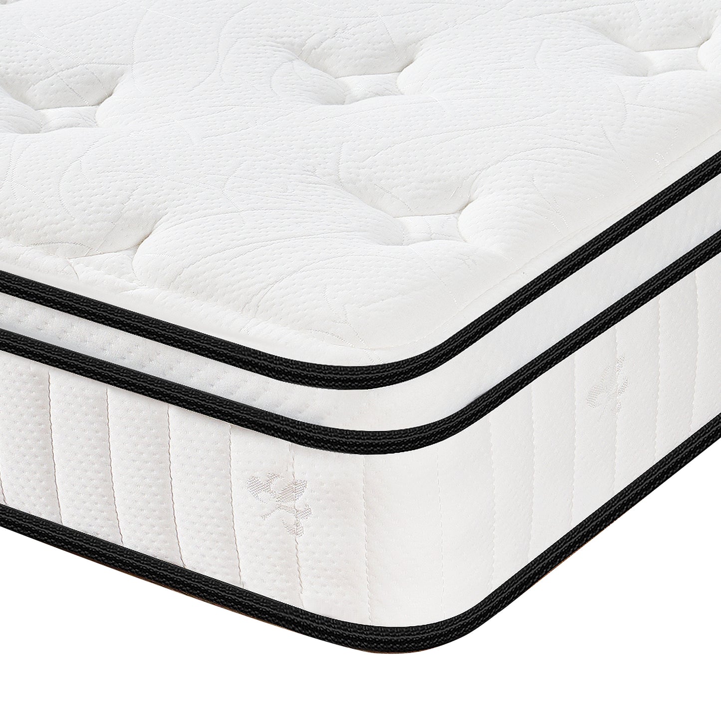 Queen Size Foam Spring Mattress - 12 Inch Hybrid for Bedroom