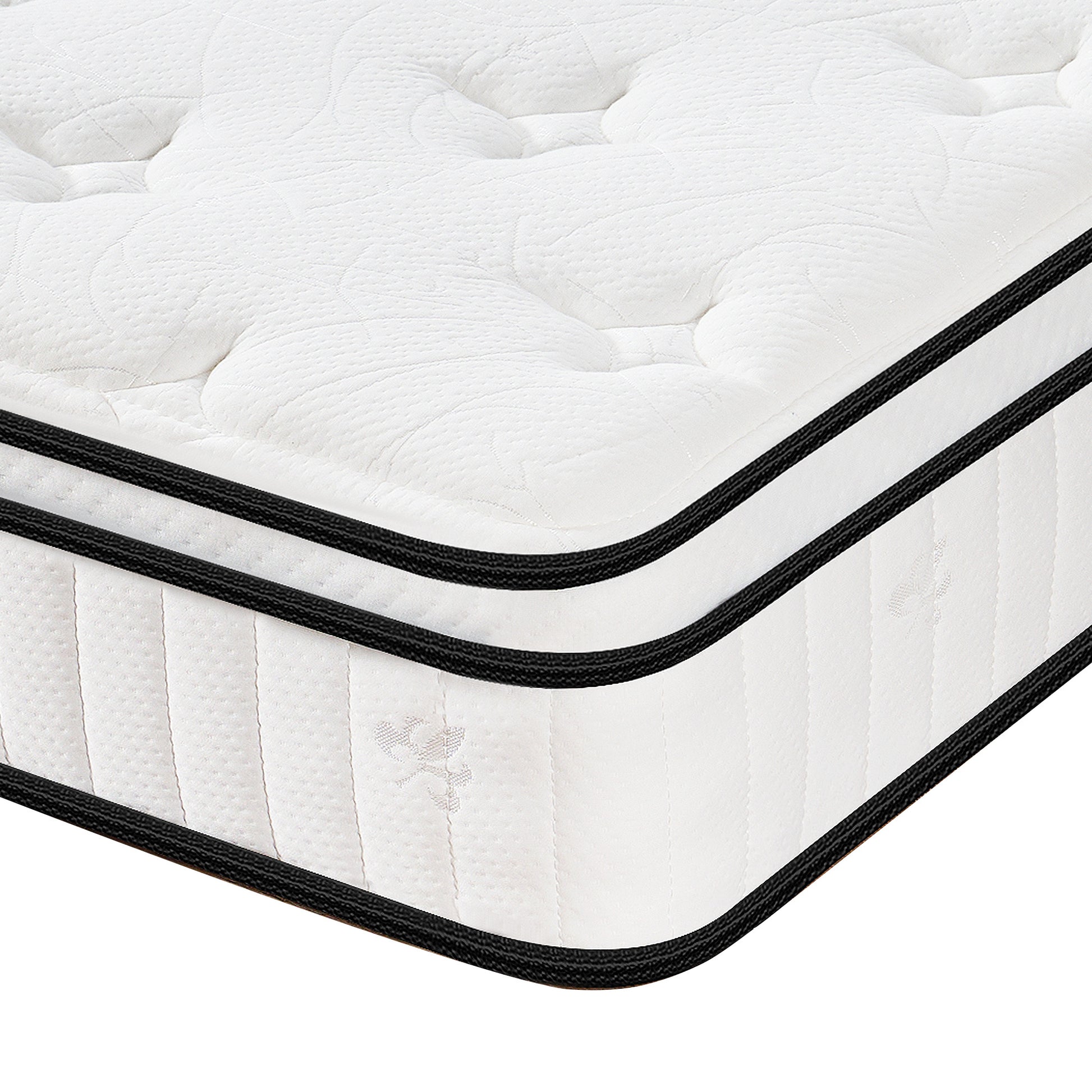 Queen Size Foam Spring Mattress - 12 Inch Hybrid for Bedroom