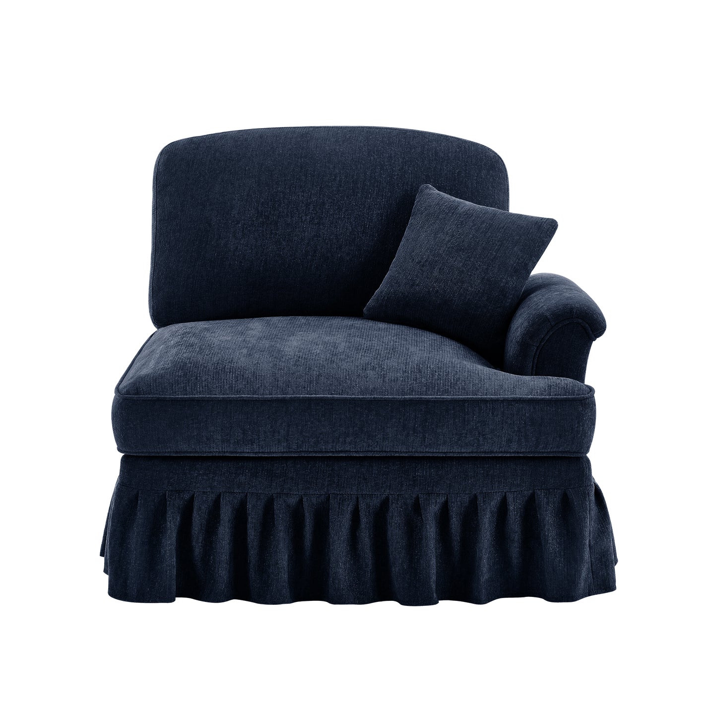 Sofa RSF Chenille W/1 Pillow -blue