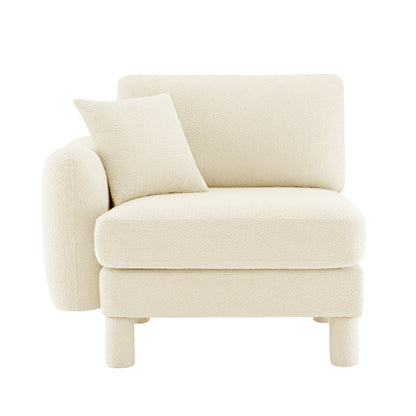 Lucas LSF sofa W/Pillow Polyester-Beige