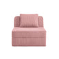 Martha Armless Sofa W/Pillow Corduroy -Pink