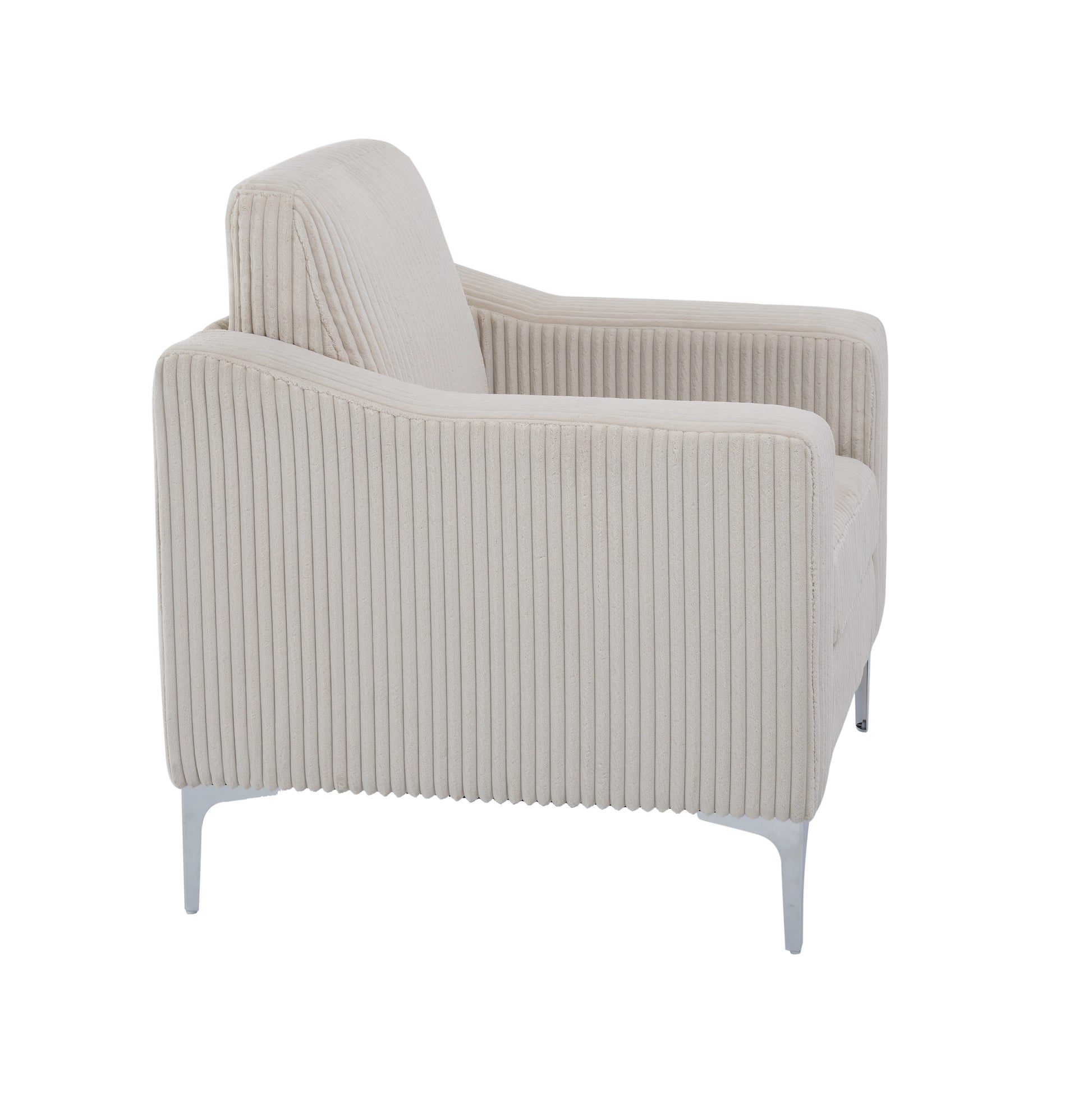 Beige Corduroy Modular Sofa for Guest Room Comfort for Living Room