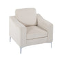 Lounge sofa with armrests that can be assembled,Convertible Sectional Corduroy Sofa,Beige