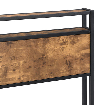 Queen Size Metal Platform Bed Frame - Black, No Box Spring Needed