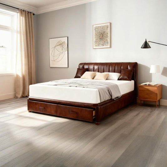 MADE IN US 10" King Size Green Tea Memory Foam Mattress in Box, Fiberglass Free, White(Bed not included)