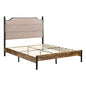Light Pink Queen Bed Frame with Storage