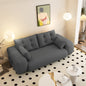 Human Dog Bed, Lazy Sofa Couch, 78.7" Multi-Functional Foldable Sofa Bed, 3-in-1 Teddy Fabric Foam-Filled Sleeper Sofa Bed for Living Room,Guest Bed,Playroom