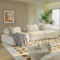 139"Modern Light Luxury Oversized Modular Sectional Sofa Set,DIY Upholstered Chenille Sofa w/ Removable Backrests&Soft Pillows,Deep Seat Couch&Sofa Bed for Living Room,Beige
(Old Sku:W3219S00001)