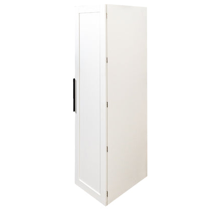 White Kitchen Pantry Cabinet - 5 Shelves Storage