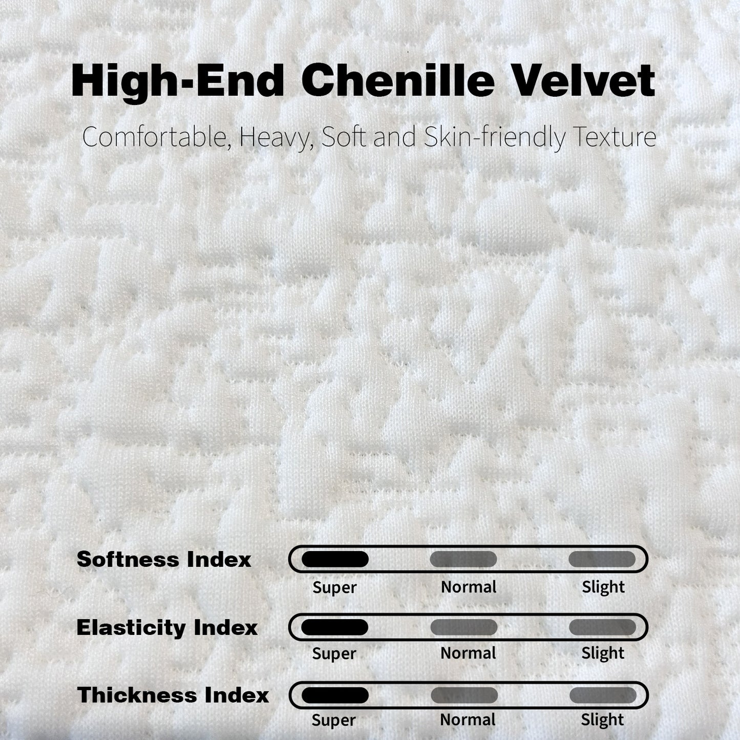 Creamy White Foam Sectional Sofa - 3 Seat Large Sofa