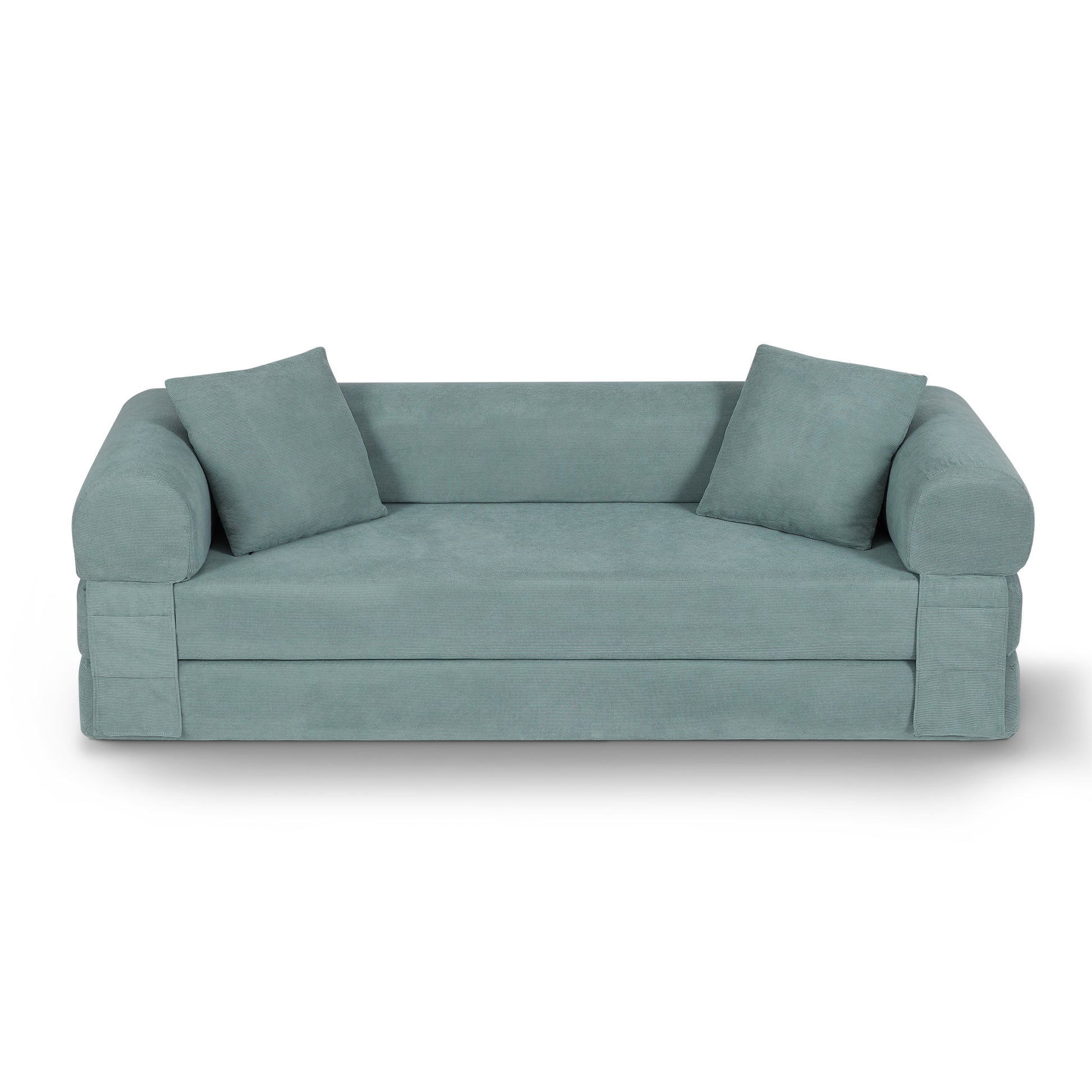 Convertible Sofa Bed Couch,80 Inch Boneless Couches for Living Room,Folding Sleeper Sofa Bed Queen with Storage,Corduroy Flod Out Couch Compressed Couch in a Box