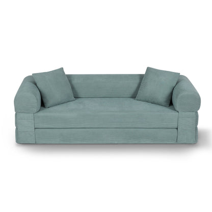Convertible Sofa Bed Couch,80 Inch Boneless Couches for Living Room,Folding Sleeper Sofa Bed Queen with Storage,Corduroy Flod Out Couch Compressed Couch in a Box