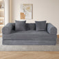 2-in-1 Foldable Sofa Bed,75 Inch Folding Boneless Couch Convertible Compressed Sleeper Sofabed, Memory Foam Faux Fur Upholstered Cloud Couch Mattress Bed w/ 2 Pillows for Living Room Apartment