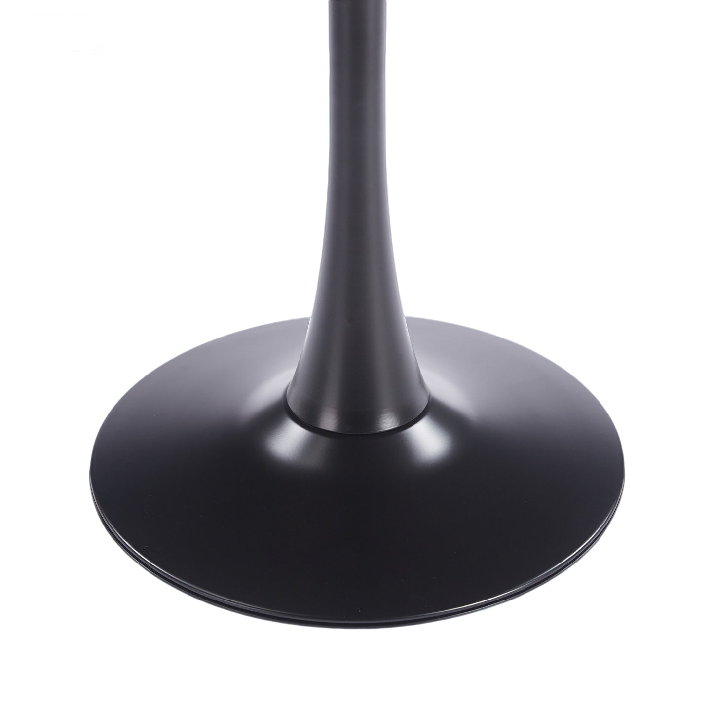 Mid-Century Dining Table Set - 4-6 People, Black MDF