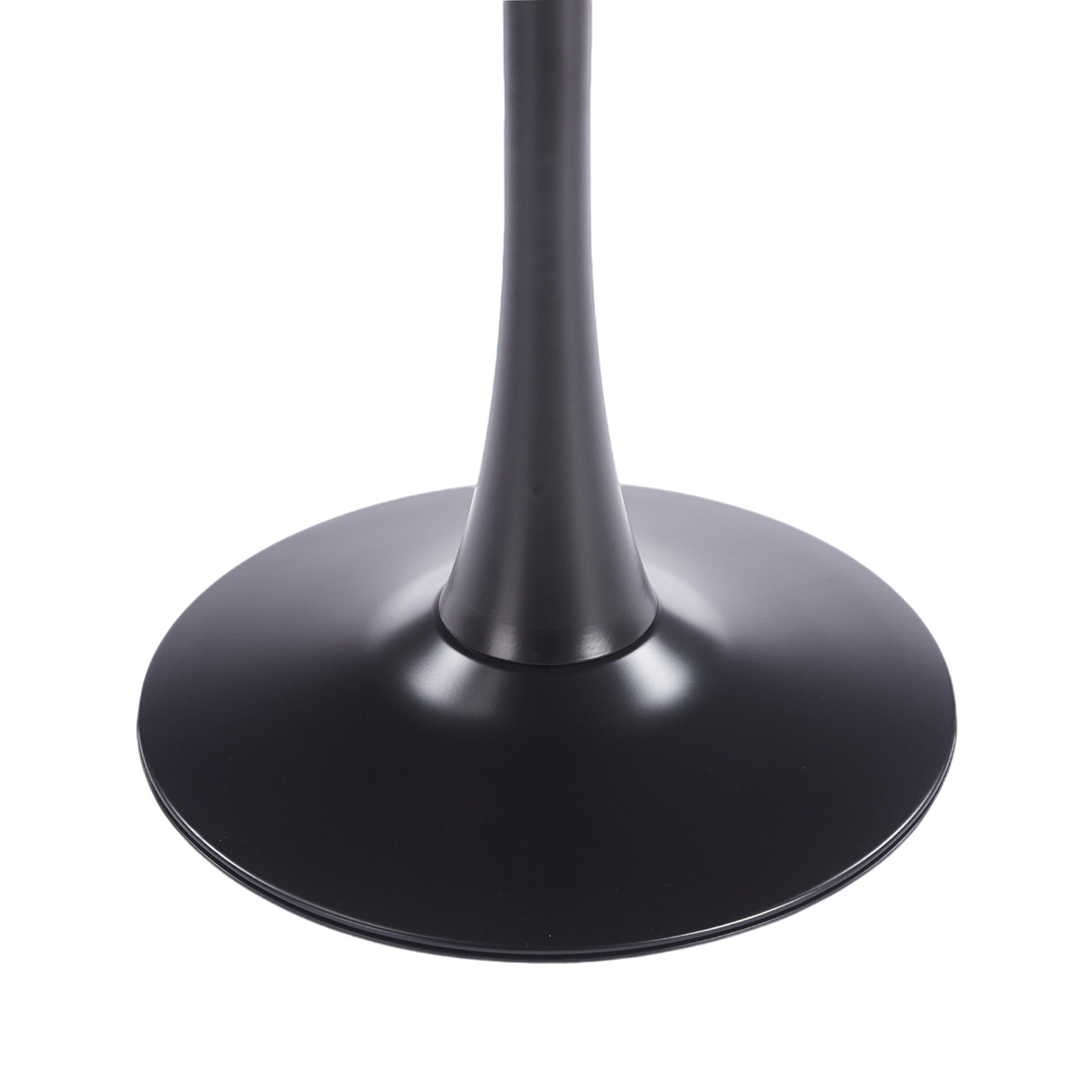 Mid-Century Dining Table Set - 4-6 People, Black MDF