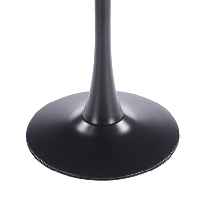 Mid-Century Dining Table Set - 4-6 People, Black MDF
